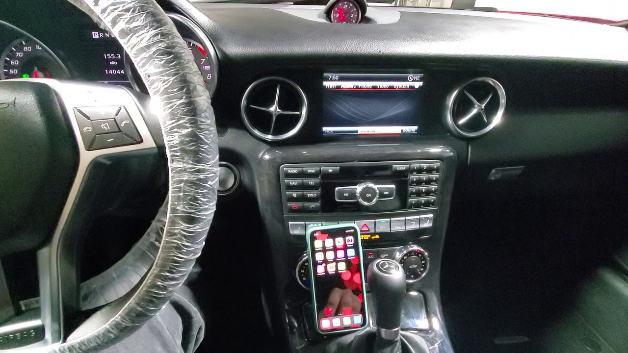 2013 Mercedes SLK350 Apple Carplay Android Auto YouTube
