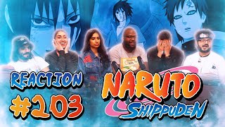 Naruto Shippuden - Episode 203 - Sasuke's Ninja Way - Group Reaction