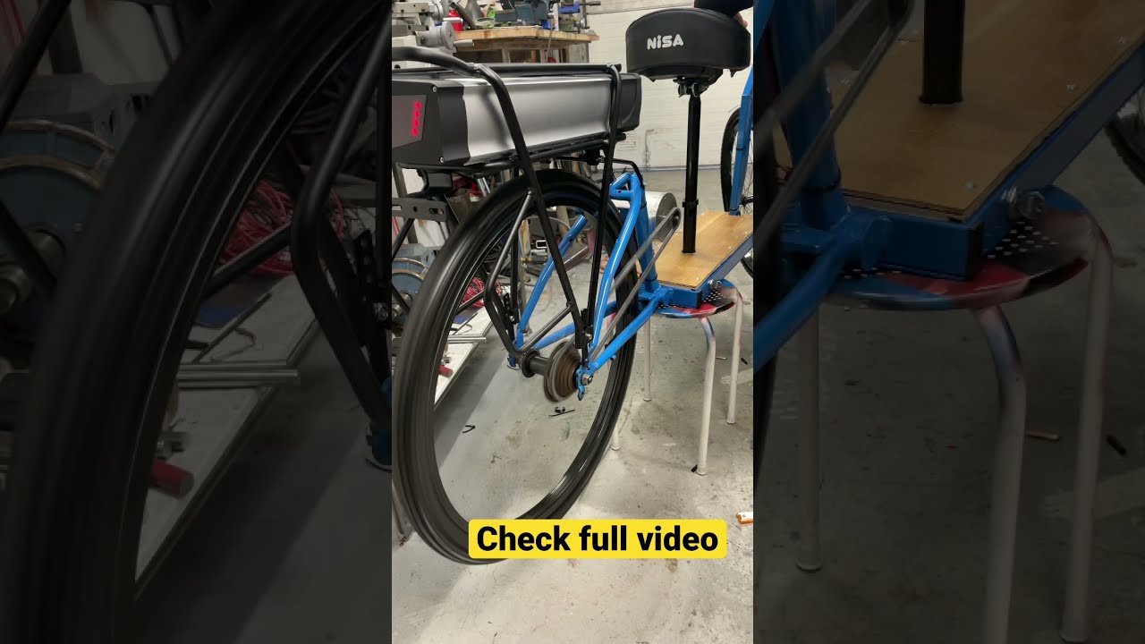 Homemade Electric Bicycle Inside Powerful