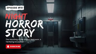 Scary night stories| The Haunting of the Airport Restroom: A Terrifying Encounter | Horror true real