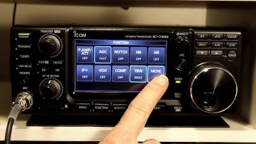 Icom IC7300 A to Z #14 ΔTX (Delta Transmit) & Monitor Functions