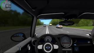 City Car Driving - Mini Cooper Street Racing screenshot 3