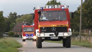 [Gefahrgutaustritt nach VU] Einsatzübung Feuerwehren Amt Preetz-Land