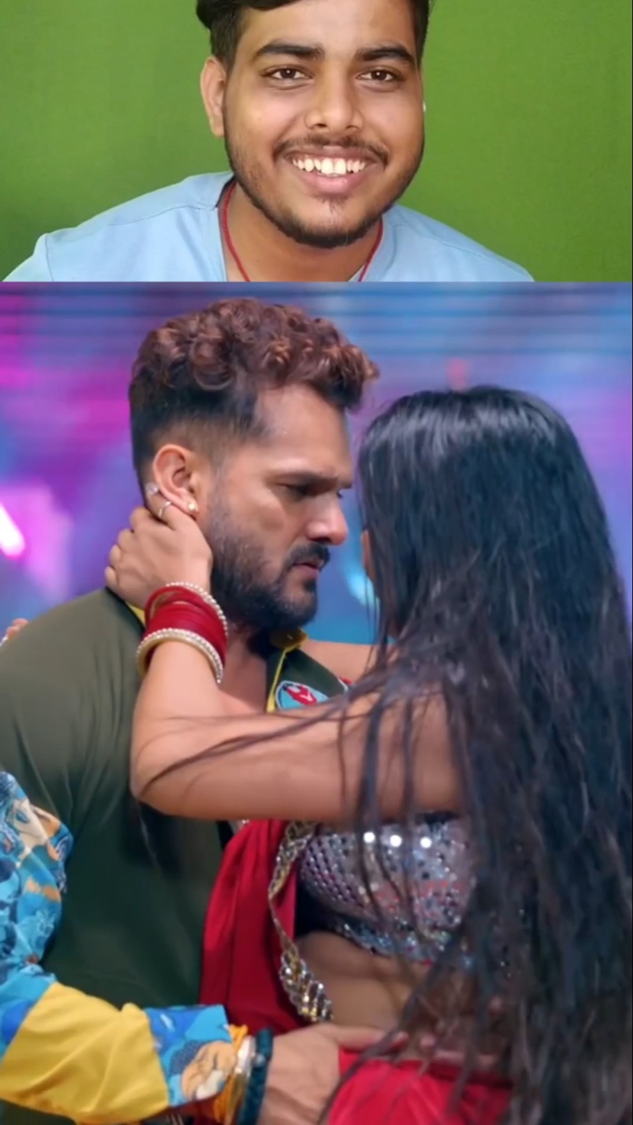 Khesari Lal Yadav, Dimple Singh Dance Video | Abhi Batiya Ba Bhojpuri Song Reaction Video | #shorts