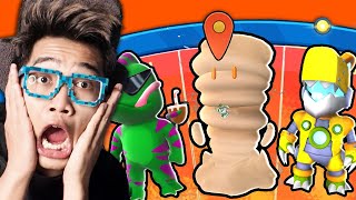 WOW!!! 1X KLIK DAPAT SKIN SAND STORM, MUSUH TERBANG KENA ANGIN 100% MENANG DI STUMBLE GUYS!!!