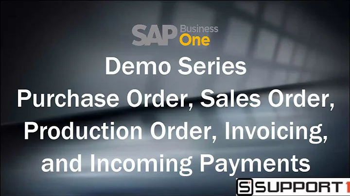 Demo Series Purchase,Production,Sales, Invoice, Payment