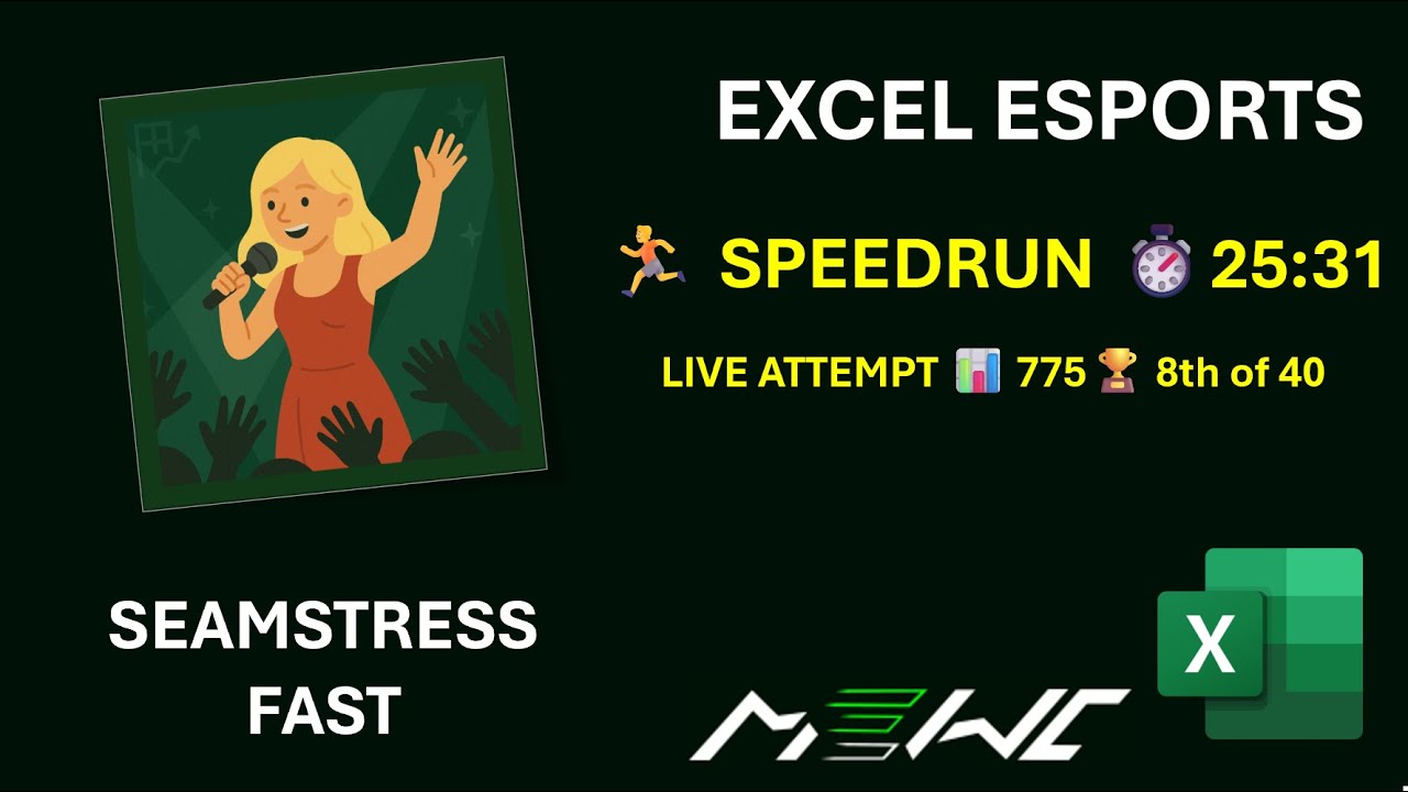 Excel Esports: Seamstress Fast Speedrun in 