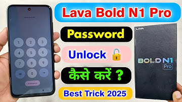 Lava Bold N1 Pro Password Unlock Kaise Kare || Lava Bold N1 Pro Password Lock Remove ⚡
