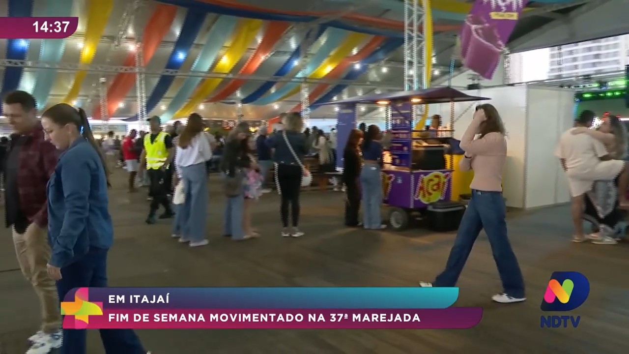 Marejada reúne público e atrações em fim de semana movimentado em Itajaí