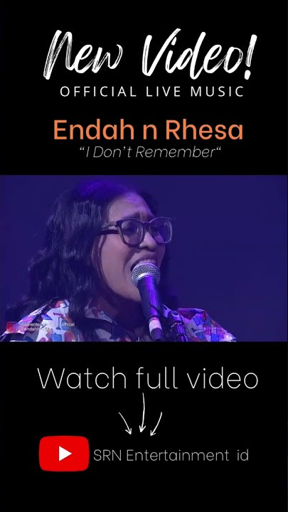I Just Can Say: I Don't Remember (Endah N Rhesa - I Don't Remember) #shortvideo