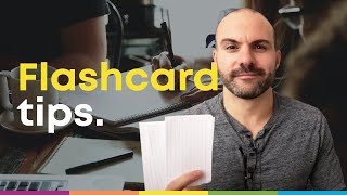 The best way to use flashcards