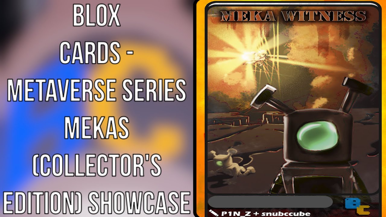 Roblox: Blox Cards - Metaverse Series Mekas (Collector's Edition) Showcase