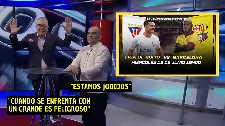 Vito Muñoz se pronuncia sobre lo que será el partido de Liga de Quito vs. Barcelona SC
