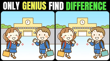 Spot The Difference! 🔍 Only Genius Minds Can Find Them All 😱🧠 | Find the Difference