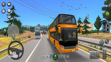 Double Decker Setra Bus Multiplayer Gameplay - Bus Simulator Ultimate Gameplay