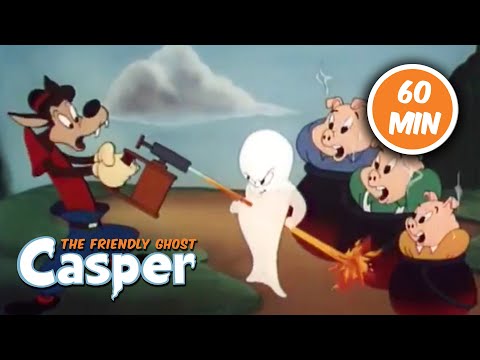 Casper Saves The Three Little Pugs | Casper and Friends | Compilation | Cartoons for Kids