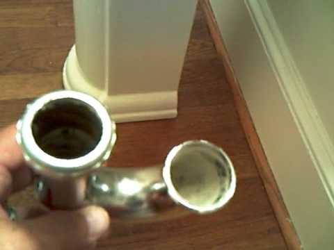 Pedestal Sink Leak Repair - YouTube