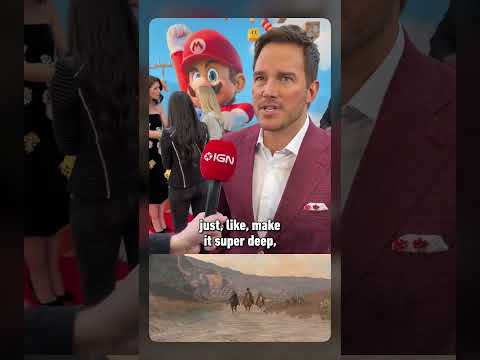 Chris pratt wants to see magnificent seven as a game #mario #chrispratt #mariomovie #shorts