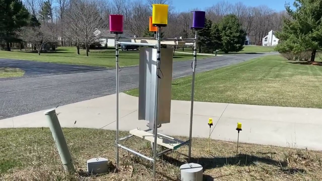 Bent Wing VAWT - First Flight