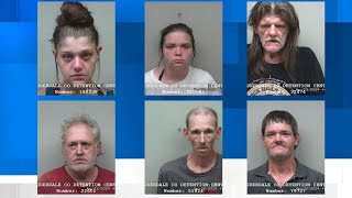 Six people arrested following drug bust in Lauderdale Co.
