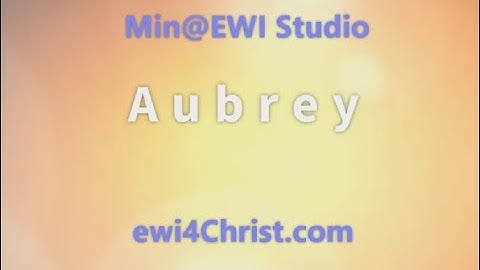 Min@EWI Studio : Aubrey ( EWI-fied re.corder, DSI MOPHO )