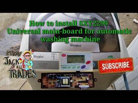 How to install SXY2299 Universal main board for automatic washing machine