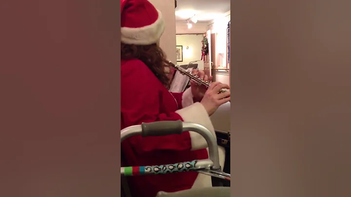 Tommy and Judy play Christmas carols for Mom at Ar...