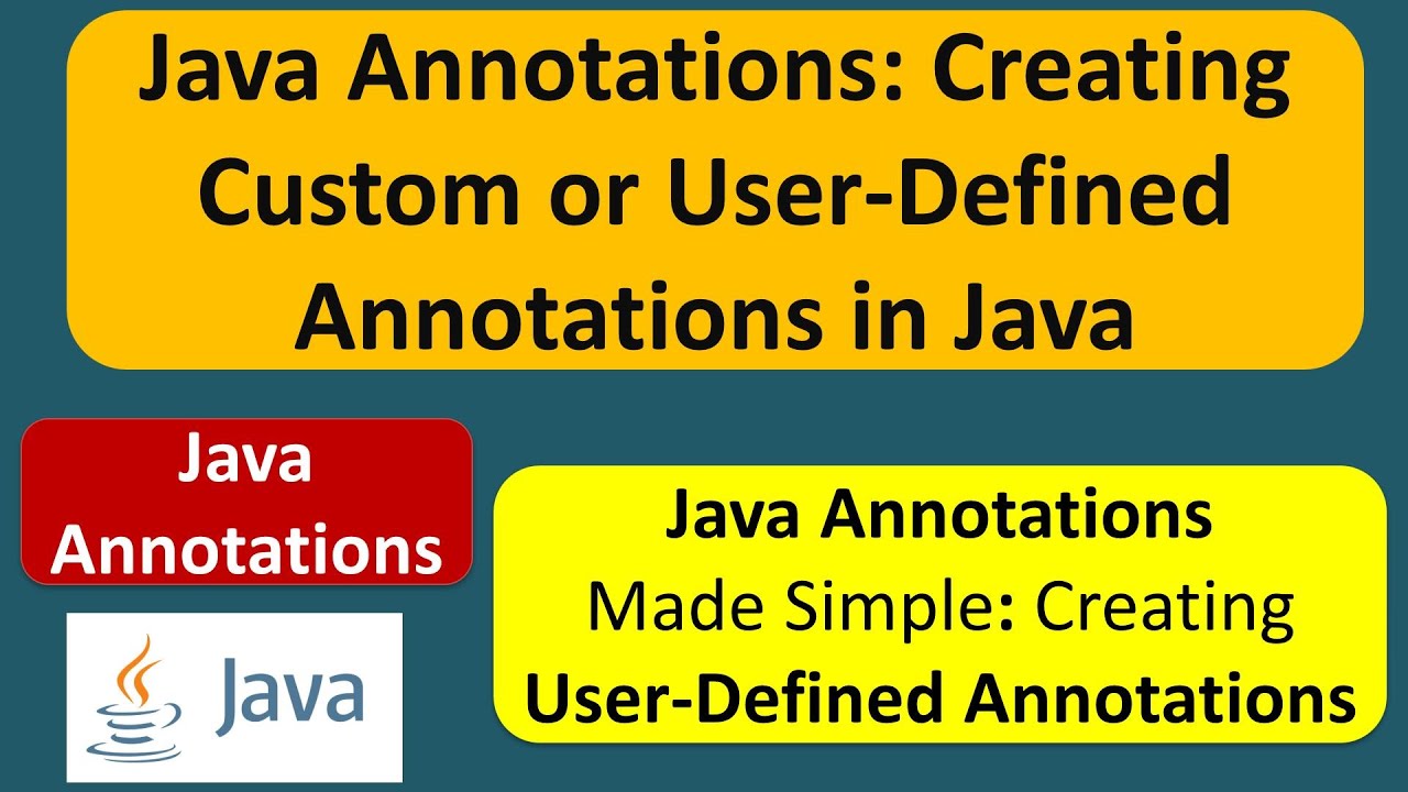 define annotations java