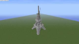 [Minecraft] Timelapse - eiffel tower