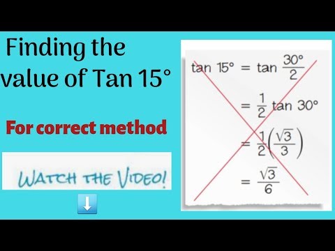 Evaluate using the half angle formula for tangent.