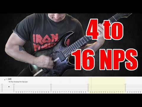 Speed/Endurance Tremolo Picking Guitar Drill 1