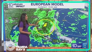 Tracking the Tropics: Disorganized system could form as tropical system by the weekend