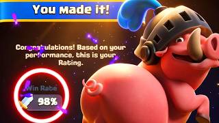 I Got a 98 WIN Rate with this Royal Hogs Deck