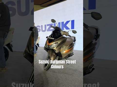 Check out the colours of the new Burgman