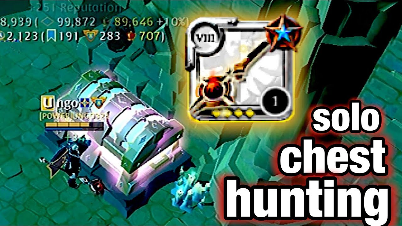 static dungeon chest hunting solo albion online YouTube