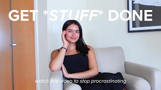 How to NOT Procrastinate & Get Stuff Done | The Real Reel Podcast