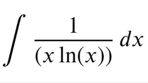 integral of 1/x ln(x)..... how to integrate using u substitution.