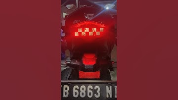 Running Animasi & Text buat vario led new😎 #stoplamp #pontianak #variolednew #fyp #platkbmeresahkan