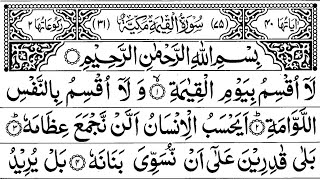 Surah Al-Qiyamah | By Fatih Seferagic | Full With Arabic Text (HD) | 75-سورۃالقیامۃ