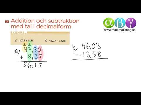 Video: Kommer addition før subtraktion?