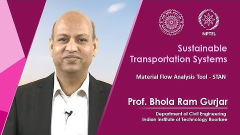 Lec 57: Material Flow Analysis Tool - STAN
