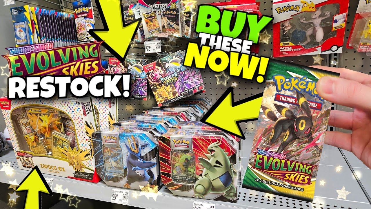 WALMART RESTOCK | EVOLVING SKIES at RETAIL PRICE is REAL!