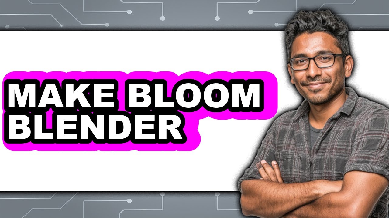 How to Make Bloom Blender - Step By Step - YouTube