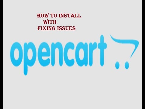How to install OpenCart on WampServer