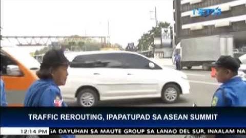 MMDA issues traffic re-routing scheme for ASEAN Summit