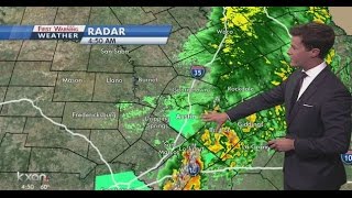 Rain and lightning moving east, Austin area is now clear