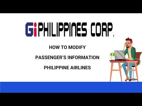 HOW TO MODIFY PASSENGER INFORMATION/PHILIPPINE AIRLINES