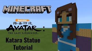 Minecraft | How To Make a Katara Statue (Avatar: The Last Airbender)