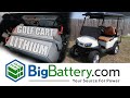 BIGBATTERY.COM HUSKY 48V Golf Cart Lithium Battery Install Conversion | Club Car Precedent