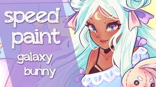 【Speedpaint】Moonlight Bunny || Procreate